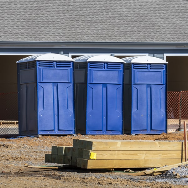 are there any restrictions on where i can place the porta potties during my rental period in Milan KS